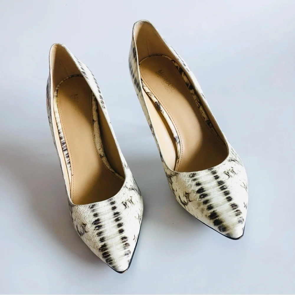 Michael Kors Alina Snakeprint Pumps